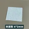 Grânulos de Silicone Cilíndricos Hemisféricos Pés Adesivos Transparentes para Portas de Móveis e Armários Absorventes de Som e Choque Gaxeta de Pé em Estoque Transfronteiriço