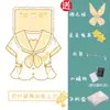 Uniforme Jk con Adorno de Encaje Traje de Marinero Original Genuino Cintura Ceñida Falda Corta Plisada Conjunto Estilo Primavera/Verano Sudeste Asiático Otro