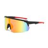 Moda Novo Óculos de Sol Coloridos Revestidos de Peça Única com Armação Grande para Esportes ao Ar Livre, Ciclismo, Montanhismo