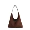Bolso Tote Retro de Gran Capacidad 2026 Otoño Nuevo Casual Textura Simple Bolso de Hombro para el Trabajo y el Trayecto Bolso de Axila