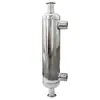 Tubo de Resfriamento Destilador Condensador Reto Aço Inoxidável 304 Destilação Vertical Trocador de Calor Troca de Calor Tubo de Refluxo