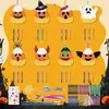 Juego de Carrillón de Viento de Otoño Transfronterizo Manualidades de Madera para Niños Colgantes de Carrillón de Viento de Animales Hechos a Mano para Niñas y Niños
