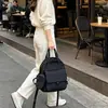 Mochila Casual Simples Feminina Nova Tendência Primavera Leve Fashionável Mochila Multifuncional Bolsa de Mão Bolsa para o Dia a Dia
