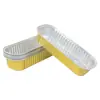 Caja de Papel de Aluminio para Cheesecake Desechable Engrosada Horneado Batata Horneada Durian Caja de Papel de Aluminio Tazón para Freidora de Aire