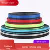 Fabricantes de fita de poliéster imitação de nylon destaque fita reflexiva pet tração corda bagagem fitness yoga belt