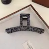 Clip de Tubarão Grande Estampa de Leopardo Novo de Alta Qualidade da Coreia do Sul para 2025 no Topo da Cabeça Prendedor de Cabelo Grampo de Cabelo Acessórios de Cabelo
