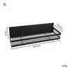 Estante de almacenamiento magnético para refrigerador sin perforaciones transfronterizo, almacenamiento lateral, condimentos de cocina, estante lateral multifuncional para condimentos
