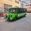 Tren Eléctrico Cerrado de 18 Plazas Locomotora Coche Turístico Wuyishan Tren Turístico de Paseo Coche a Batería
