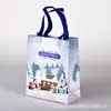 Bolsa de Natal Não Tecida Spot 2025 Personalizada Laminada Grande Sacola de Compras Sacola de Embalagem Sacola de Presente Atacado