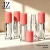 Jinzhe Pedido Tubo de Gloss Labial com Haste Grossa Redonda Puxar-Soprar Embalagem de Tubo Plástico Vazio