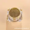 Polvo de glitter dorado para decoración de uñas DIY, materiales de cristal, decoraciones iridiscentes, polvo de color neón mezclado láser, polvo de glitter de colores caramelo