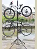 Suporte de exposição para bicicleta suporte de quatro pernas para bicicleta de montanha suporte de estacionamento vertical coluna de telhado gancho de parede para bicicleta de montanha