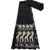 Bordado europeo y americano bordado fino monocromático encaje accesorios para vestidos ropa casual para mujer bordado encaje teñido