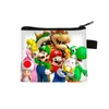 Nuevo Monedero de Mario, Porta Tarjetas y Llaves Mini de Alta Gama para Niños, Bolso Pequeño con Cremallera de Estilo Corto para Estudiantes de Gran Capacidad