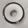 Anillo Exterior de Aluminio Reflector de Plástico Carcasa del Cuerpo de la Lámpara Carcasa Ligera y Delgada Pasillo de Habitación de Hotel Foco Empotrable Oculto