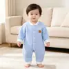Body de Bebê Estilo Novo Primavera e Outono Roupas para Recém-Nascidos Unissex Sem Ossos Quente Macacão de Inverno Roupa para Passeio e Engatinhar