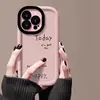 Adecuado para funda de iPhone 15 para mujer, 14plus modelo nuevo, 13max funda creativa en inglés para mujer, 12 cubierta protectora, 11pro