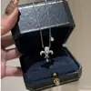 Colar Iris Vintage Francês Feminino Gotas d'Água Luxo Leve Nicho Alto Padrão Médio Antigo Diamante de Alto Carbono Corrente para Clavícula