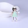Broche de enfermera de dibujos animados de moda personalidad temperamento abrigo cárdigan abrigo corsage ropa blanca accesorios de ropa de ángel pin
