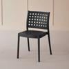 Nordic Simple Leisure Light Luxury Negociação Milk Tea Shop Tulip Backrest Cadeira Hole Cadeira de plástico