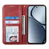 Adecuado para funda tipo cartera con relieve de diamante para OPPORENO15F, funda protectora anticaídas para OPPOA6 con ranuras para múltiples tarjetas y soporte