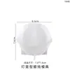 Molde de Resina de Cristal DIY Amapola Esfera Cilíndrica Linterna Lunares Exhibidor de Velas Molde de Silicona