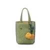 2025 Bolso Tejido Fresco Dulce Nuevo Color Sólido Diseño de Nicho Bolso de Mano de Moda de Gama Alta Bolso Cruzado Versátil