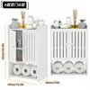Estante de almacenamiento para pared de baño transfronterizo, gabinete de pared para baño, estante de almacenamiento en capas para el área del lavabo