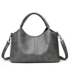 Bolsa de Mão Feminina de Couro Macio Mais Vendida no Exterior, Nova Bolsa Casual para Mulheres de Meia-Idade, Bolsa para Mãe, Bolsa de Ombro Transversal de Grande Capacidade