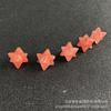 Amazon Explosiones Colgante Collar de Gema de Cristal Merkaba Personalizado Piedra Roja Hotaru Colorido Accesorios de Joyería Multimaterial