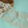 Encaje ropa de encaje accesorios textiles para el hogar blanco europeo decorativo cincha pequeña fábrica de borde malla bordado encaje al por mayor