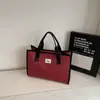Bolso de Cuadros Casual de Gran Capacidad 2025 Nuevo Bolso Tote para Estudiante y Viajero Bolso Cruzado Casual de Textura Contrastante
