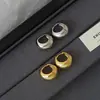 Brincos de Argola Lisos Simples Moda Gota d'Água Argolas para Orelha Sensação de Alto Padrão Tachos para Brincos Círculos Nicho Venda Quente Brincos de Tarraxa Joias para Orelha Atacado