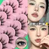 Nuevas Pestañas Postizas de Dibujos Animados Barbie Rizadas Gruesas Pestañas Deviruchi Estilo Europeo y Americano Terrier Duro Pestañas Postizas de Una Pieza Nuevas