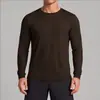 Camiseta deportiva de manga larga para hombre transfronteriza, amigable con la piel, absorbe la humedad, protectora del sol, para correr al aire libre, fitness, tenis y uso casual en casa