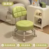 Taburete Pequeño con Ruedas Universal, Taburete para Cambiarse los Zapatos del Hogar, Taburete Redondo Giratorio Móvil con Bebé, Para Sentarse a Largo Plazo, Taburete Bajo con Ruedas para Entrega Rápida