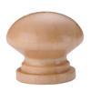 Tirador de puerta de armario de madera de loto, cajón, redondo, de madera maciza, de un solo orificio, esférico, con forma de hongo, tirador redondo, de madera maciza, tirador pequeño para muebles