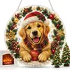 Arte de Perlas y Diamantes Navideño Transfronterizo Kit de Materiales para Pintura de Perlas y Diamantes Navideños DIY F