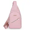 Nueva bolsa cruzada informal para exteriores con múltiples compartimentos transfronteriza, mochila pequeña de gran capacidad, bolsa de pecho simple y versátil para mujer estilo coreano