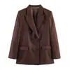 Para Comércio Exterior Transfronteiriço Europeu e Americano Roupas Femininas Aliexpress Mais Vendidas Outono Elegante Conjunto de Blazer Solto e Calça Reta