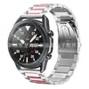 Adecuado para banda de reloj Galaxy watch 3 banda de reloj de tres eslabones banda de reloj de metal Samsung banda de reloj de 41 mm banda de reloj de 45 mm