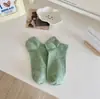 Meias Sapatilha Femininas Zhuji, Meias Sem Costura de Verão, Meias Invisíveis Curtas Coloridas Sólidas com Fio Pontilhado para Primavera e Verão