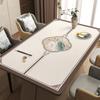 Novo tapete de mesa de couro estilo chinês, à prova d'água e de óleo, toalha de mesa com isolamento térmico e anti-escaldante, tapete de mesa de jantar retangular sem lavagem, toalha de mesa de jantar