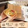 Caixa de Embalagem de Papel Kraft, Tigela Descartável de Papel, Tigela de Arroz, Caixa de Piquenique, Tigela de Salada, Marmita de Papel, Caixa de Fast Food para Viagem, Caixa de Frutas