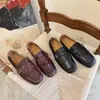 767-2 Novo Couro Genuíno Estilo Retrô Design de Franjas Confortável e Estiloso Bico Quadrado Casual Sapatos Femininos