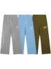 Corteiz Alcatraz Estampado Retro Moda Americana High Street Cárdigan Holgado Sudadera con Capucha Conjunto de Pantalones Casual para Hombre