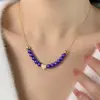 Collar de perlas estilo ins para mujer, diseño de nicho que combina con todo, cadena de clavícula con perlas de imitación de amor, colgante de amor, joyería al por mayor