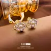 Brincos de Clipe Elegantes e Luxuosos para Bobina de Mosquito para Mulheres Sem Furos nas Orelhas, Brincos de Moda Exquisitos e Versáteis, Brincos Personalizados de Alta Qualidade para Atacado