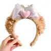 Gorra Azul Marino, Melodía de Sueño Estelar, Diadema Lina Belle, Lazo, Diadema de Peluche Lindo Oso Duffy, Foto de Parque de Diversiones