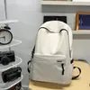 Mochila Sencilla Estilo Japonés para Hombre Gran Capacidad Versión Coreana Mochila de Color Sólido para Viaje Mochila Casual para Estudiante Universitario